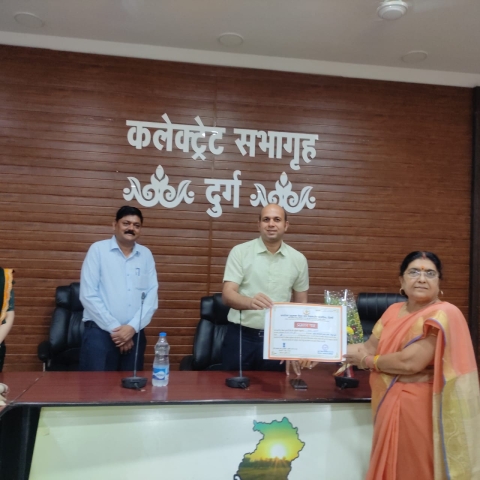 PSY Meritorious honor Durg Collectorate